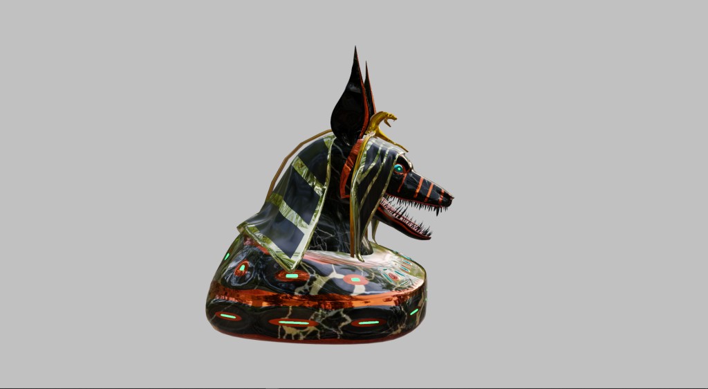 Anubis head preview image 3